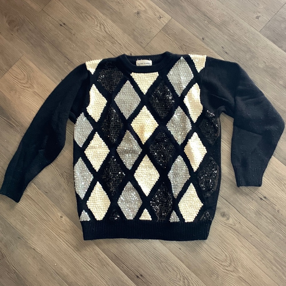 Vintage Beaded Alfred Dunner Sweater